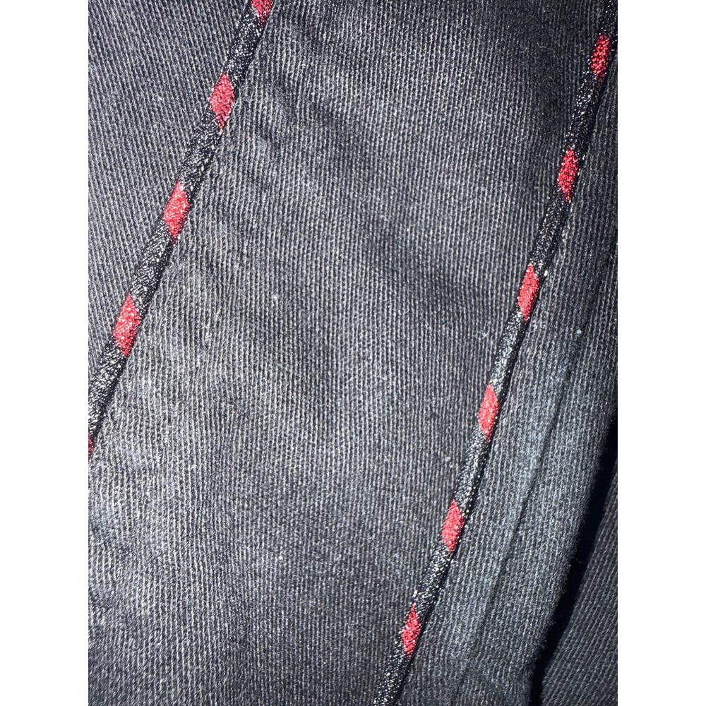 Tripp NYC Halter Vest Corset Top Small Y2K Vintage Rare Scene Red Black - Picture 3 of 8